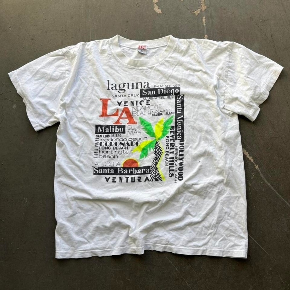 Vintage 90's California Beach Cities Single Stitch Shirt
